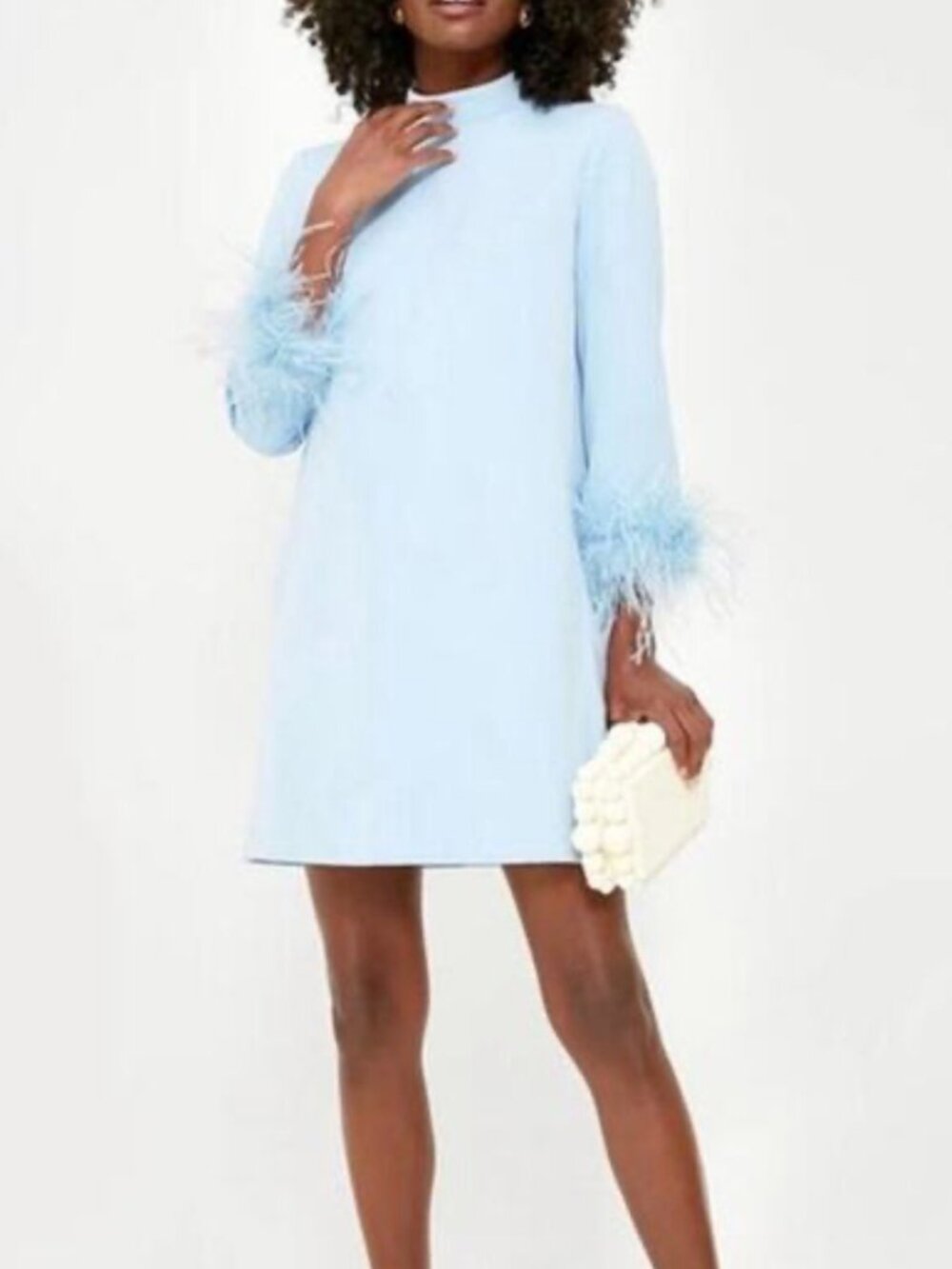 Tuckernuck Light Blue Feather Mod Ellie Dress.